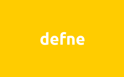 defne isminin analizi