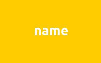 name isminin analizi