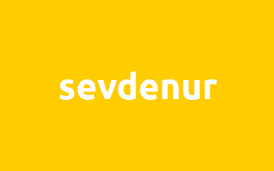 sevdenur isminin analizi